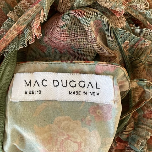 👗🌸👗Mac Duggal dress size 10 lke New - Picture 6 of 6